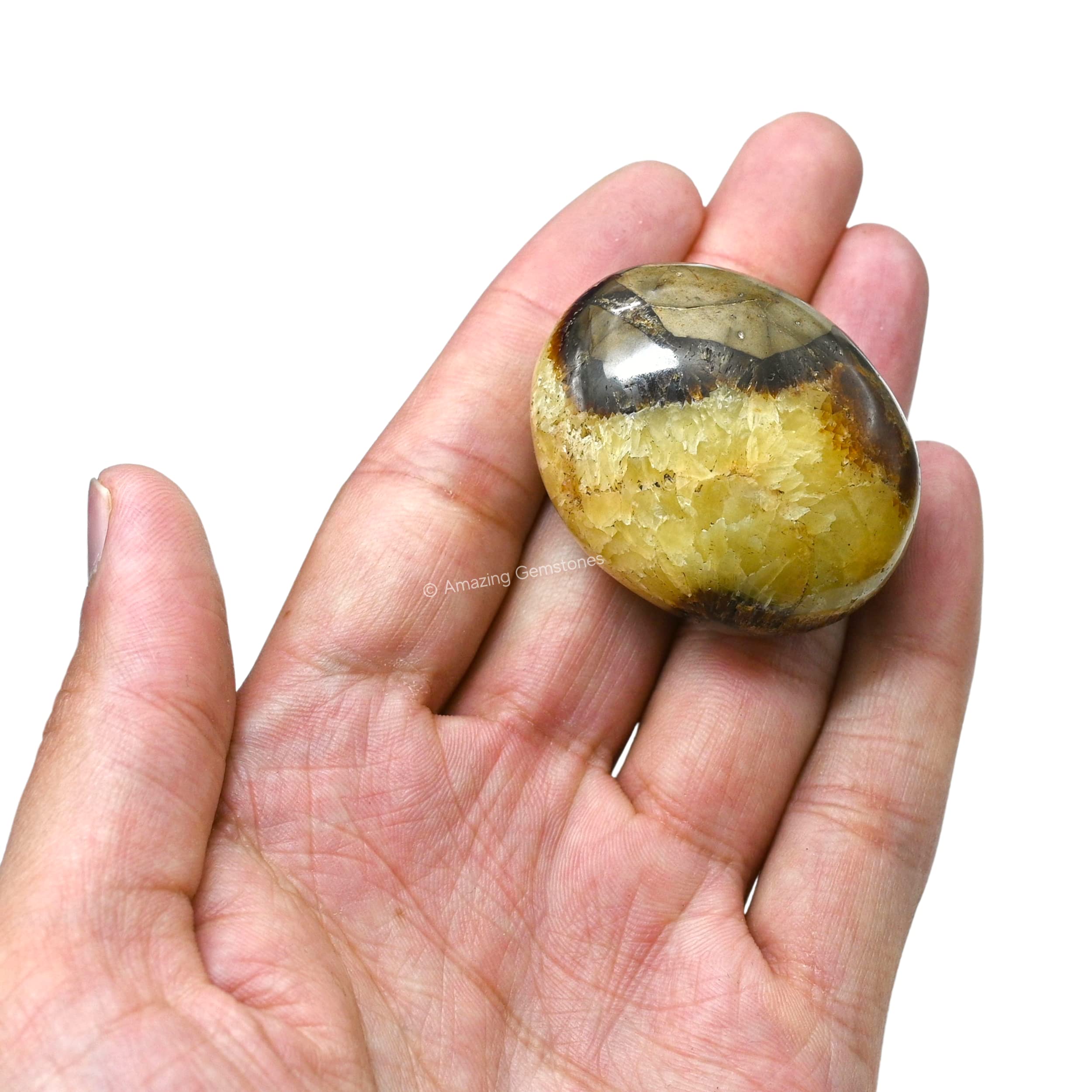 Amazing Gemstone septarian-reiki uso ideal para sesiones calmantes.