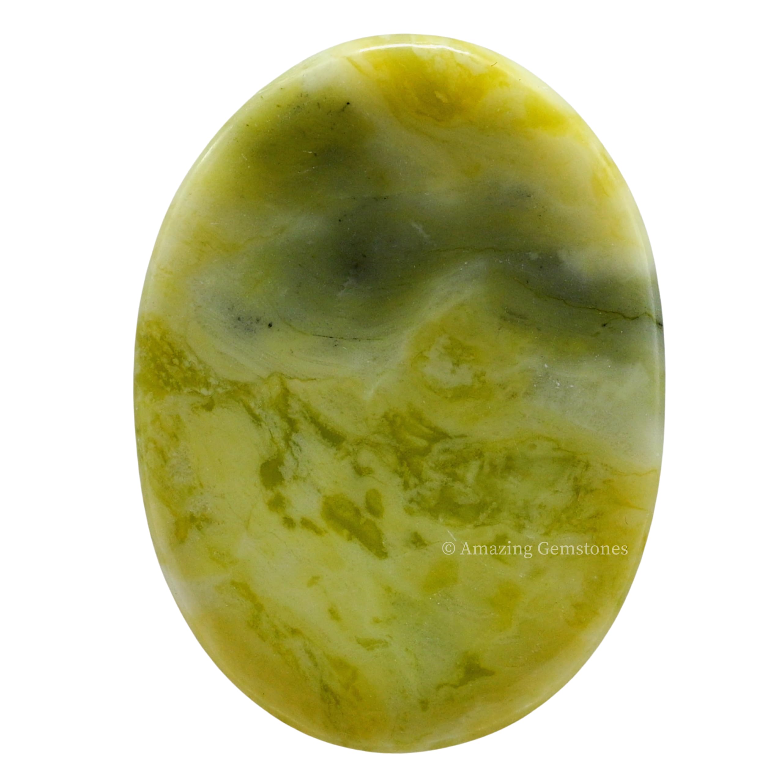 Amazing Gemstone Serpentina ayuda a la relajación y al equilibrio emocional.