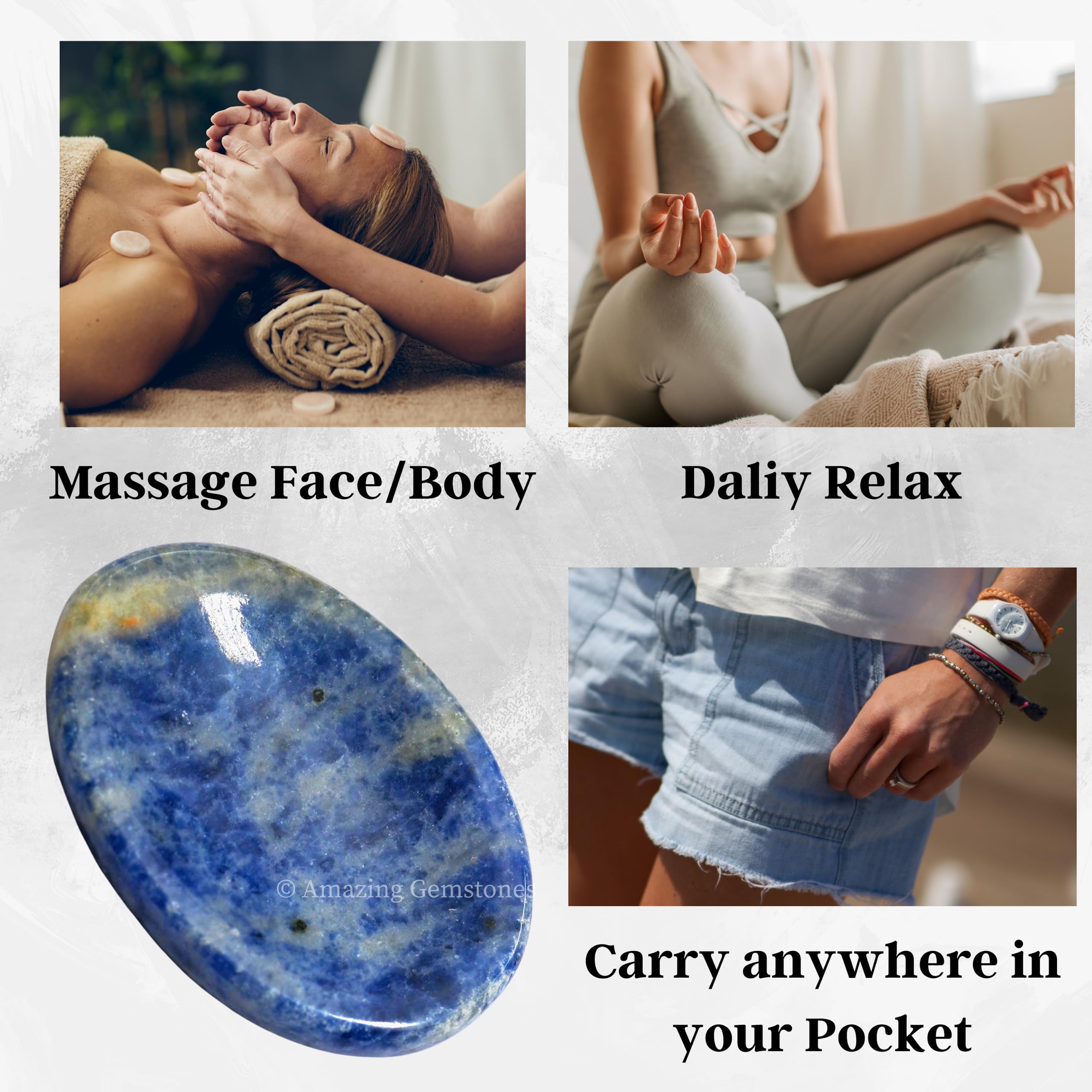 Amazing Gemstone sodalita: crea un ambiente de calma en tu mesa