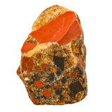 Amazing Gemstone Spotted Jasper, cristal en bruto con patrón, perfecto para joyería artesanal.