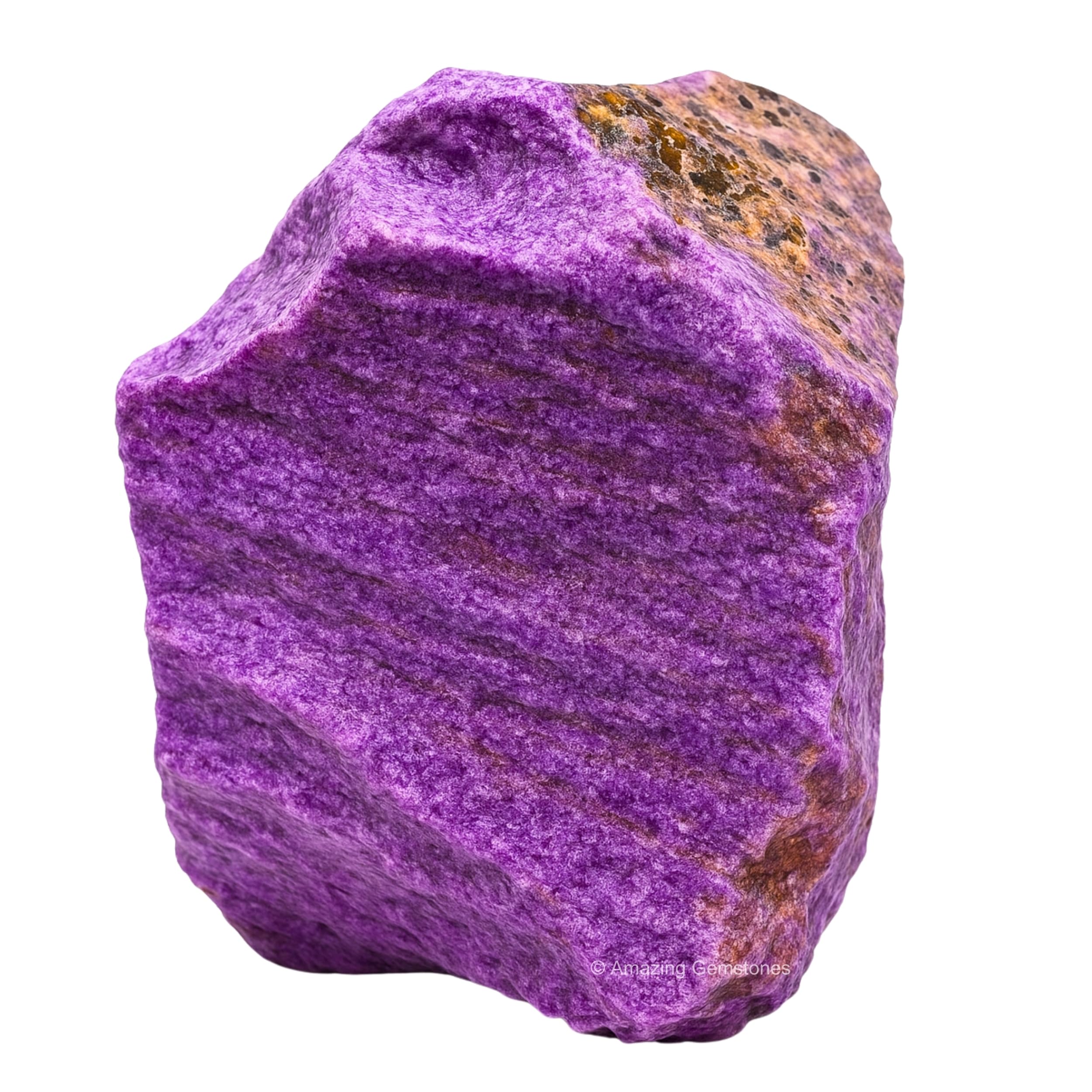 Amazing Gemstone Stichtita textura rugosa, añade carácter a joyería artesanal.