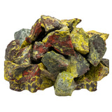 Amazing Gemstone: textura natural piedra de sangre de dragón, ideal para meditaciones cortas y rituales personales.