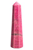 Amazing Gemstone Thulite torre de cristal en punta para energía focalizada