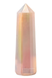 Amazing Gemstone torre Angel Aura Rose Quartz, enfoque cristal para energizar espacios y purificar energía.
