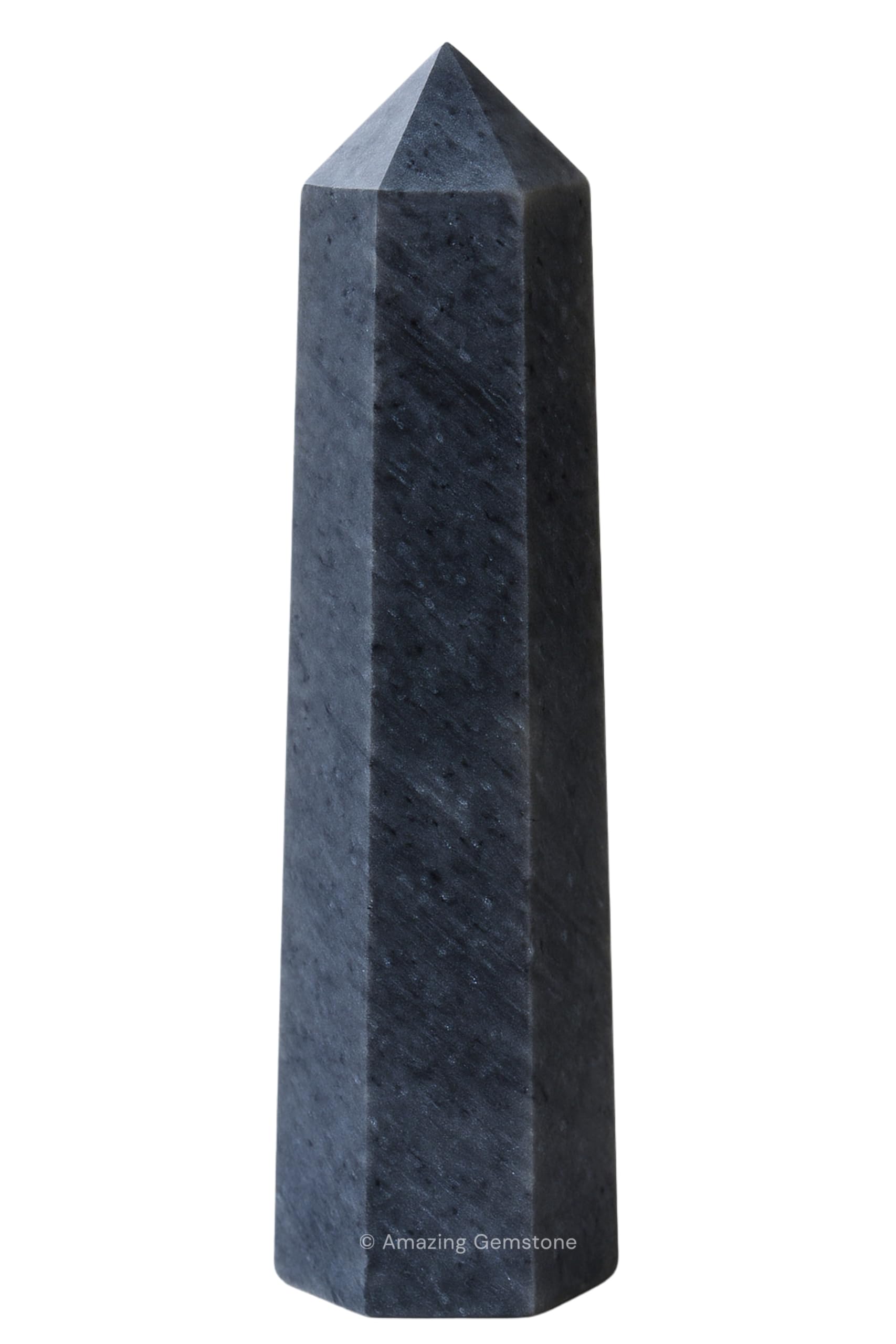 Torre cristal aventurina azul de Amazing Gemstone para energizar y purificar ambientes.