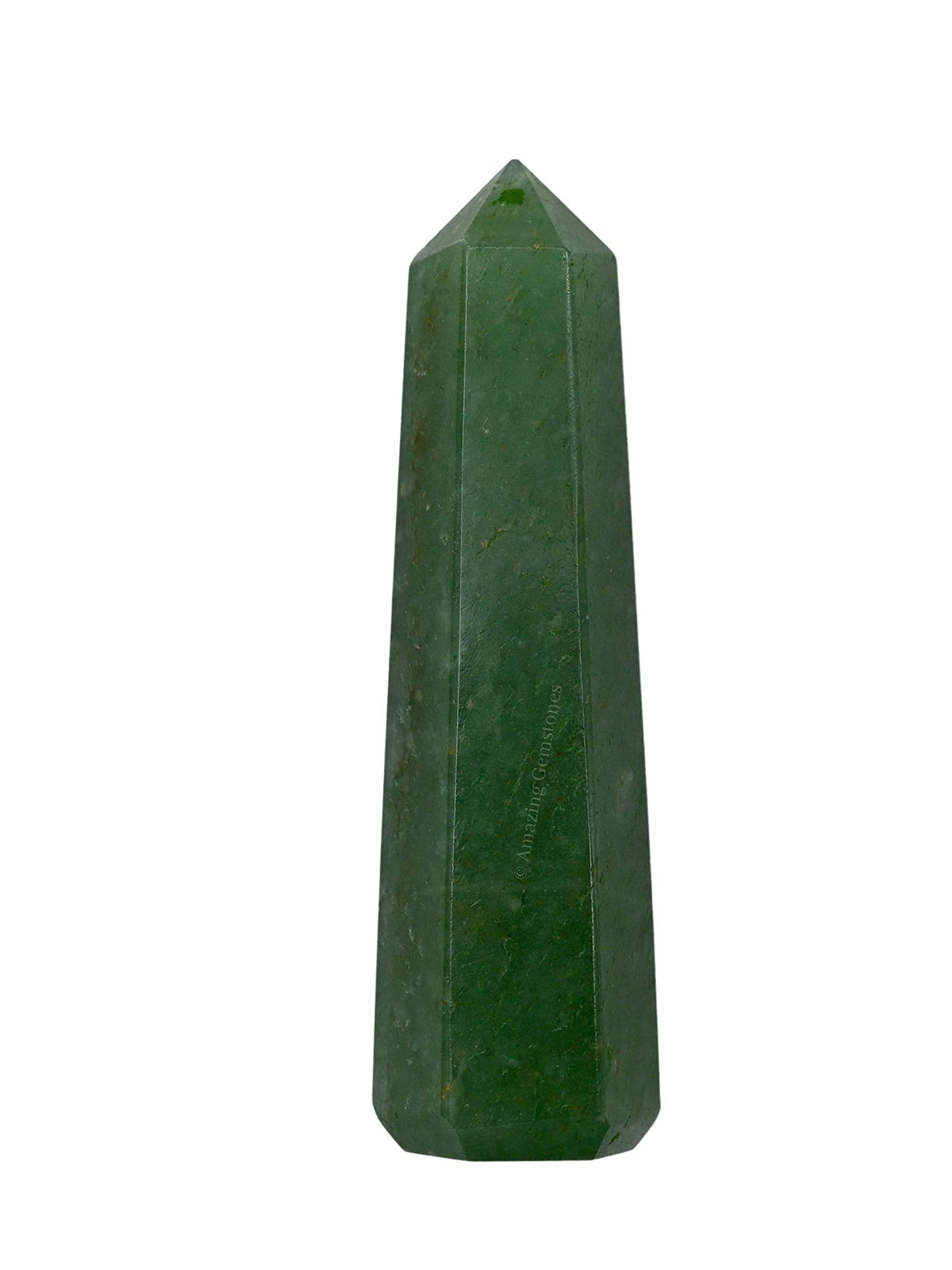 Amazing Gemstone torre de cristal Aventurina verde, eleva y purifica la energía del espacio.