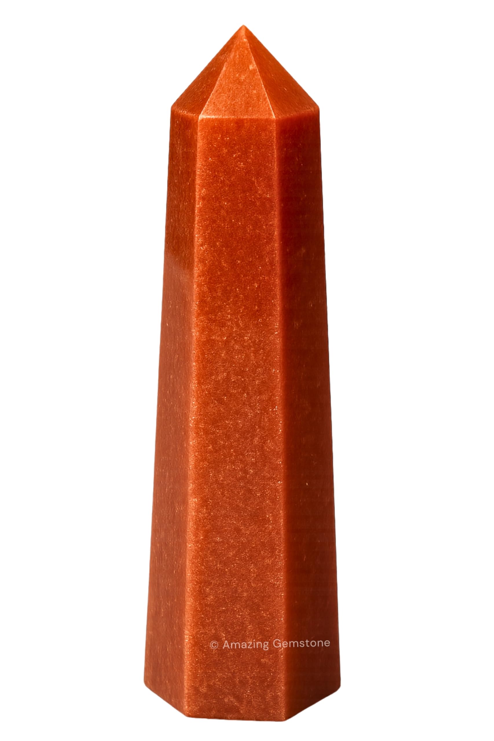Amazing Gemstone Torre Cristal Chocolate Jasper enfoca energía para revitalizar espacios.