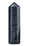 Amazing Gemstone torre de cristal Indigo Gabbro de 5-6 pulgadas, purifica y energiza el ambiente.