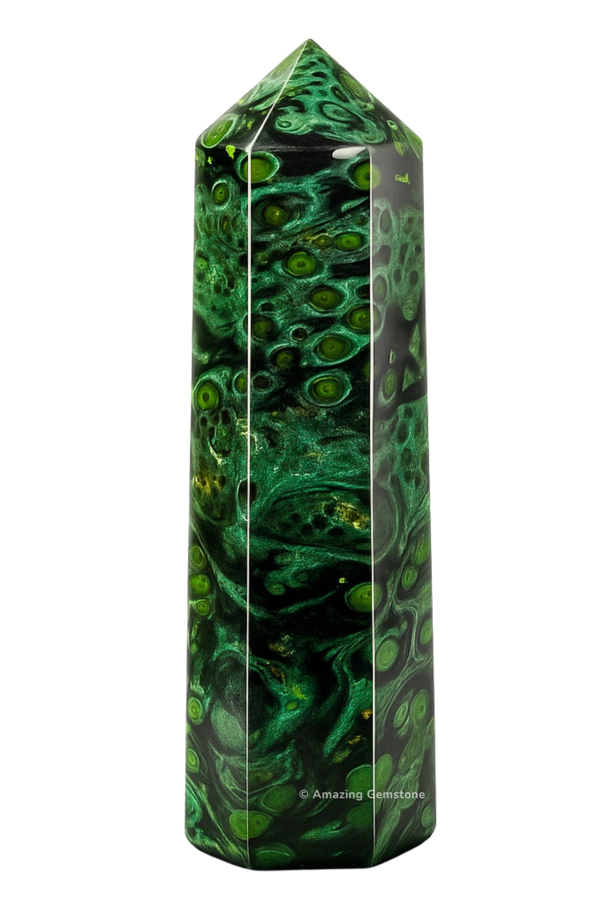Amazing Gemstone torre-cristal-kambaba-energiza-ambiente para purificar espacios