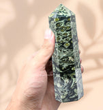 Amazing Gemstone torre-cristal-kambaba-meditacion favorece concentración y calma