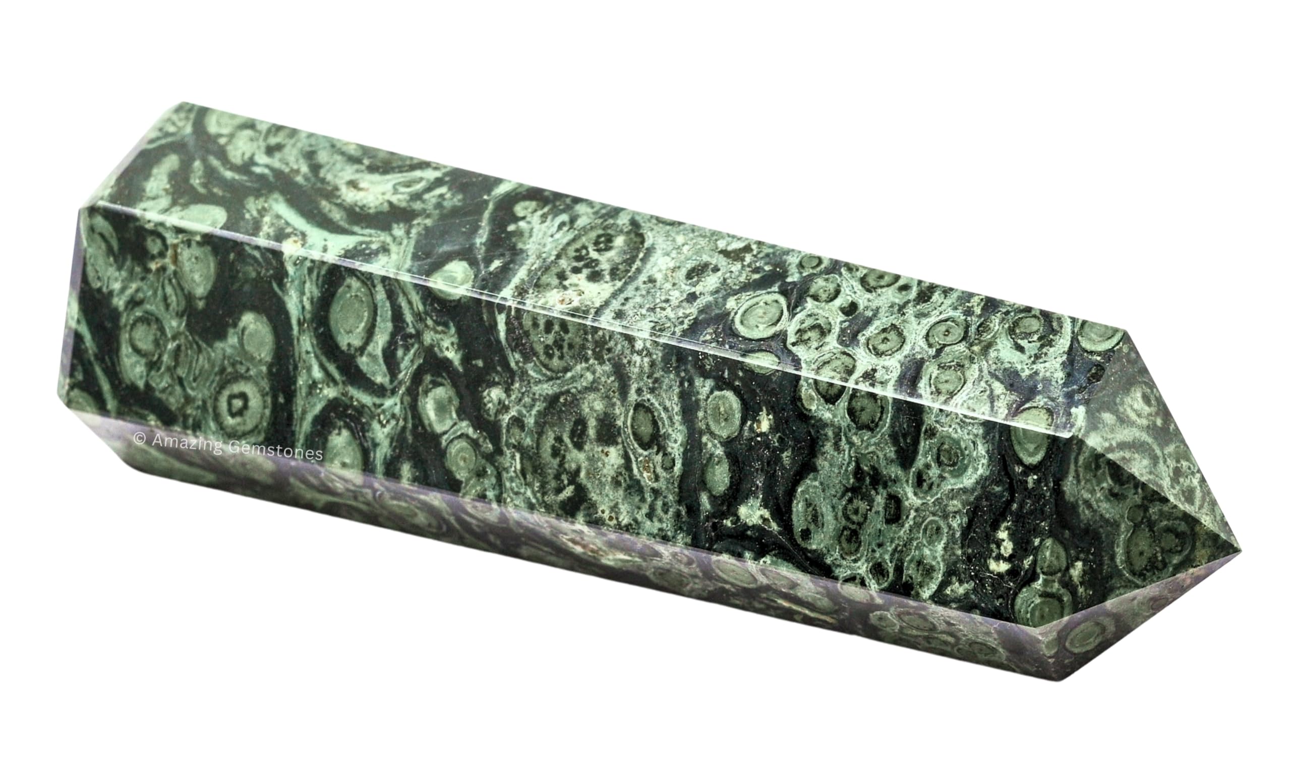 Amazing Gemstone torre-cristal-kambaba-reiki-ambiente acompaña sesiones suaves