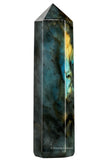 Amazing Gemstone Torre cristal Labradorita: purifica energías y eleva la atmósfera del espacio.