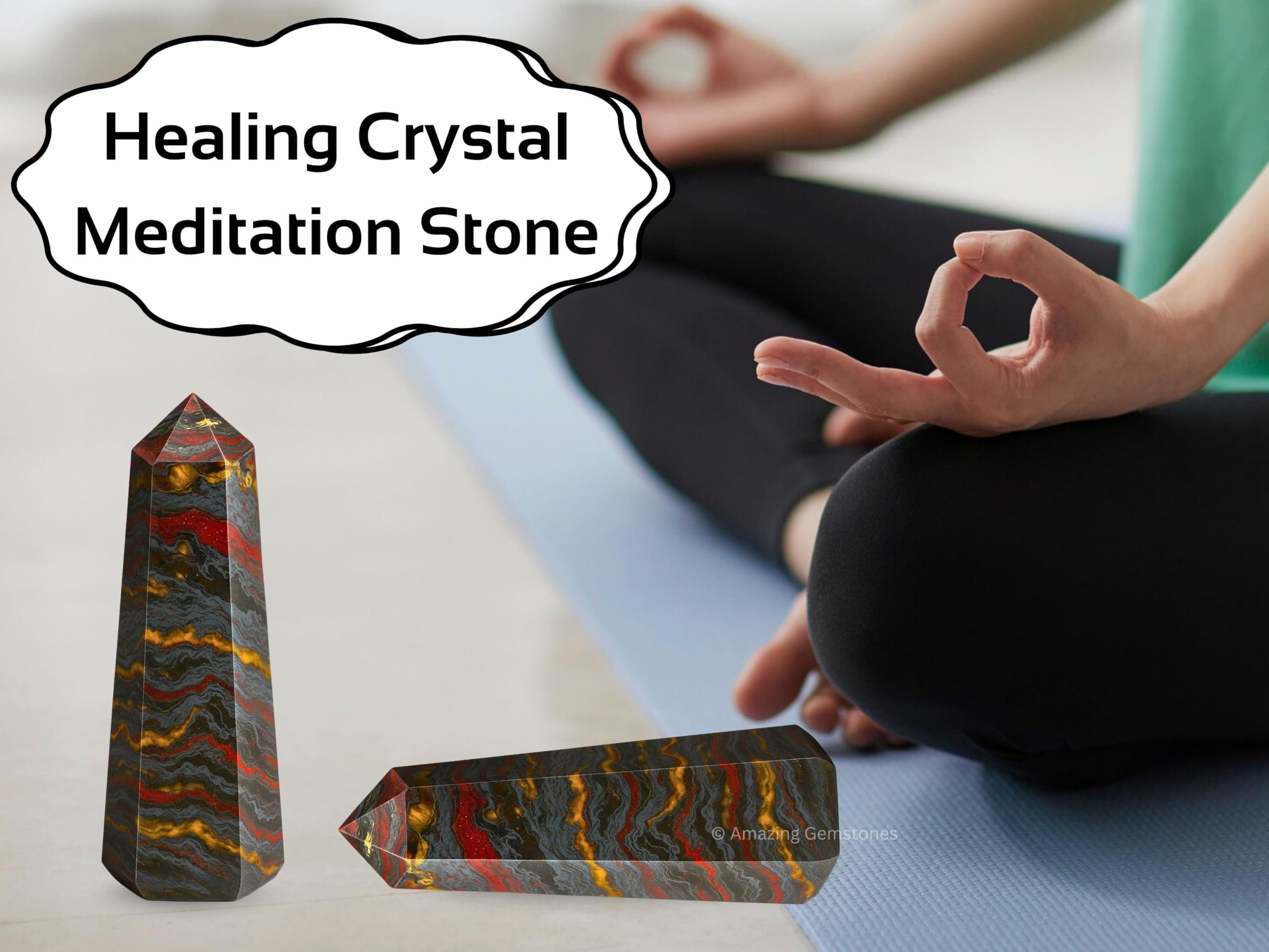 Ideal para uso en Reiki y terapias de cristales con la torre Amazing Gemstone.