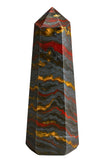 La torre Amazing Gemstone ojo-tigre-hierro energizante para revitalizar espacios.