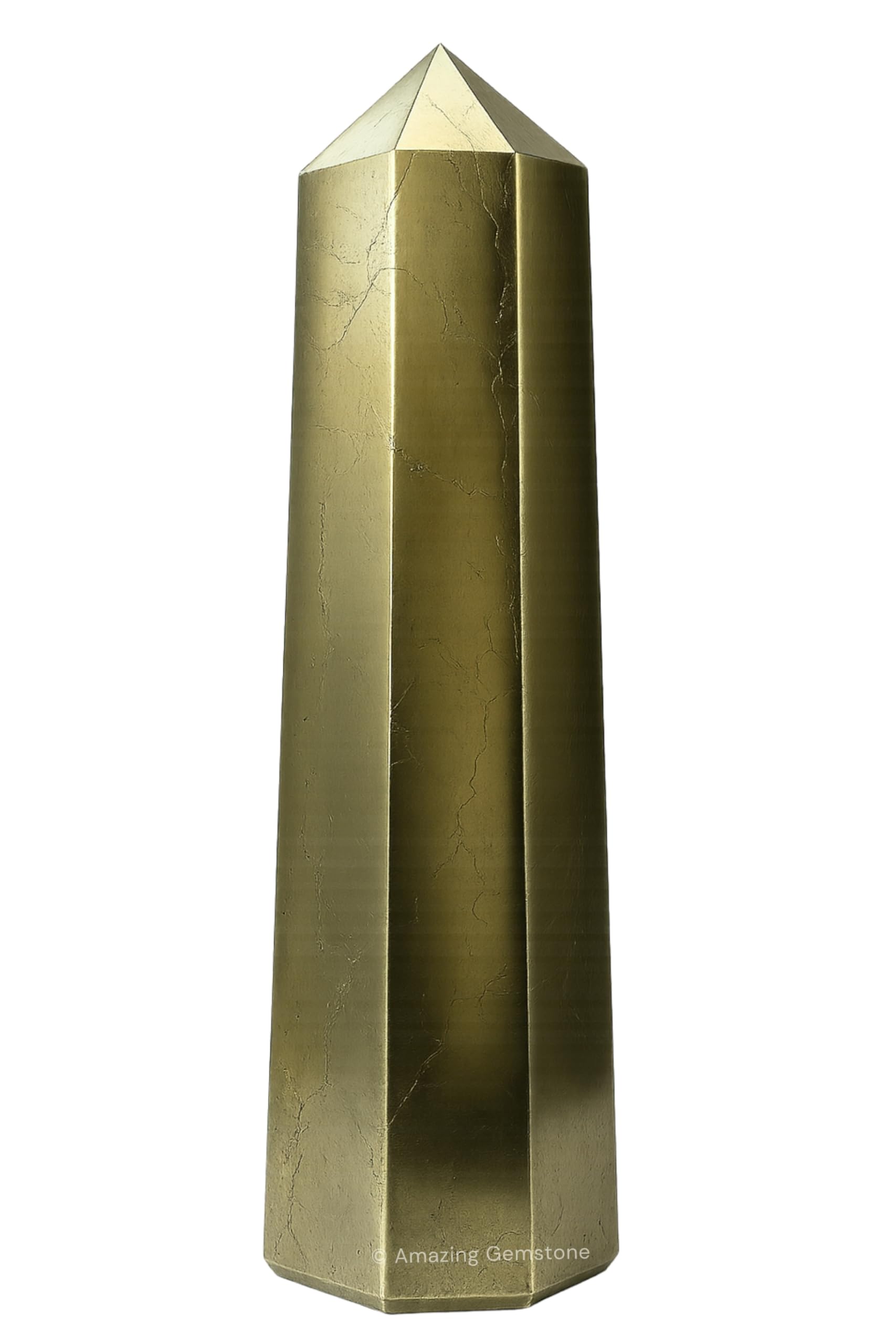 Amazing Gemstone torre pirita, punta de cristal 2-3 pulgadas para reenergizar espacios
