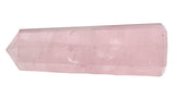 Amazing Gemstone detalle facetado de cuarzo rosa estelar para meditaciones.