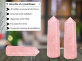 Amazing Gemstone meditación con cuarzo rosa estelar para equilibrio.