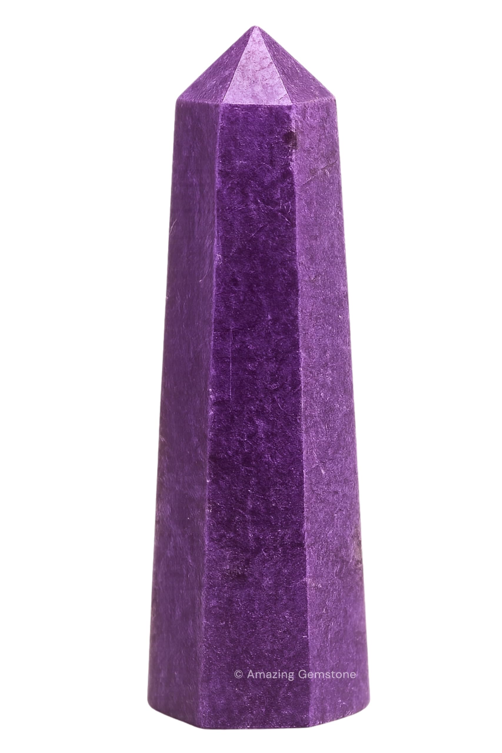 Amazing Gemstone torre cristal Stichtite, purificación de energía para tu hogar.