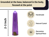 Amazing Gemstone torre cristal Stichtite, punto central ideal en rejilla de cristales.