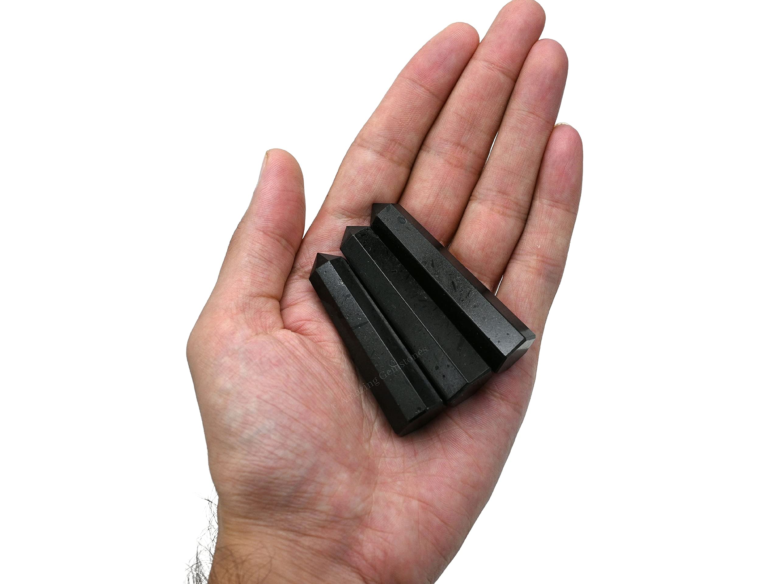 Amazing Gemstone torre-cristal-tourmalina-negra punto focal para grid de cristales