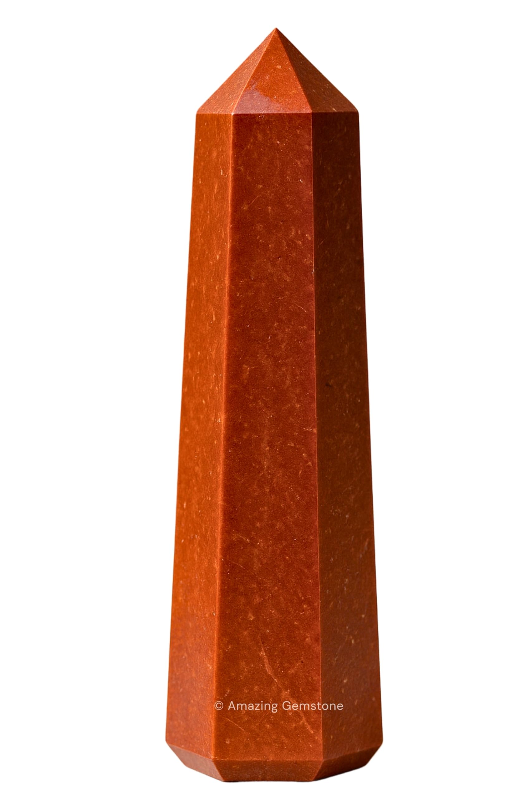 Amazing Gemstone torres cristal jaspe rojo, enfoque energético para reenergizar espacios