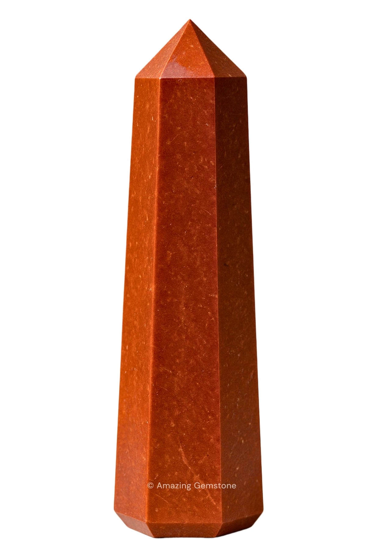 Amazing Gemstone torres cristal jaspe rojo, enfoque energético para reenergizar espacios