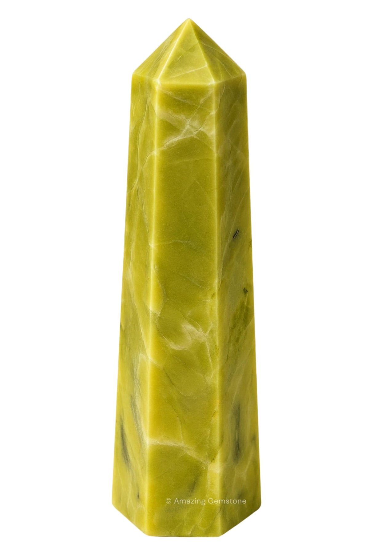Amazing Gemstone torres cristal serpentina, enfoque energético para espacios.