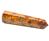 Amazing Gemstone punto cristal jaspe fruta, enfoque energético para Reiki.