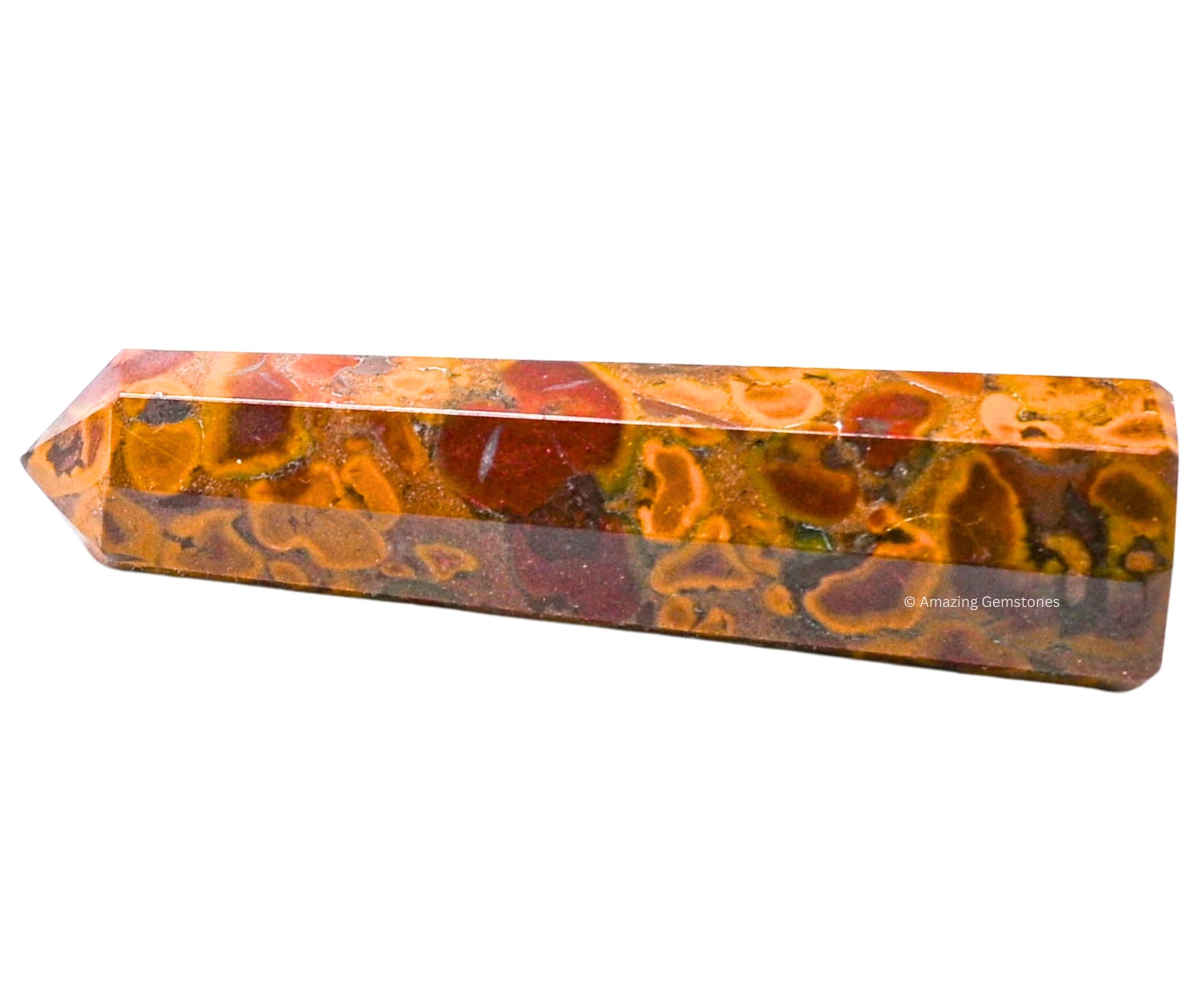 Amazing Gemstone torre jaspe fruta, ideal para grids de cristales.