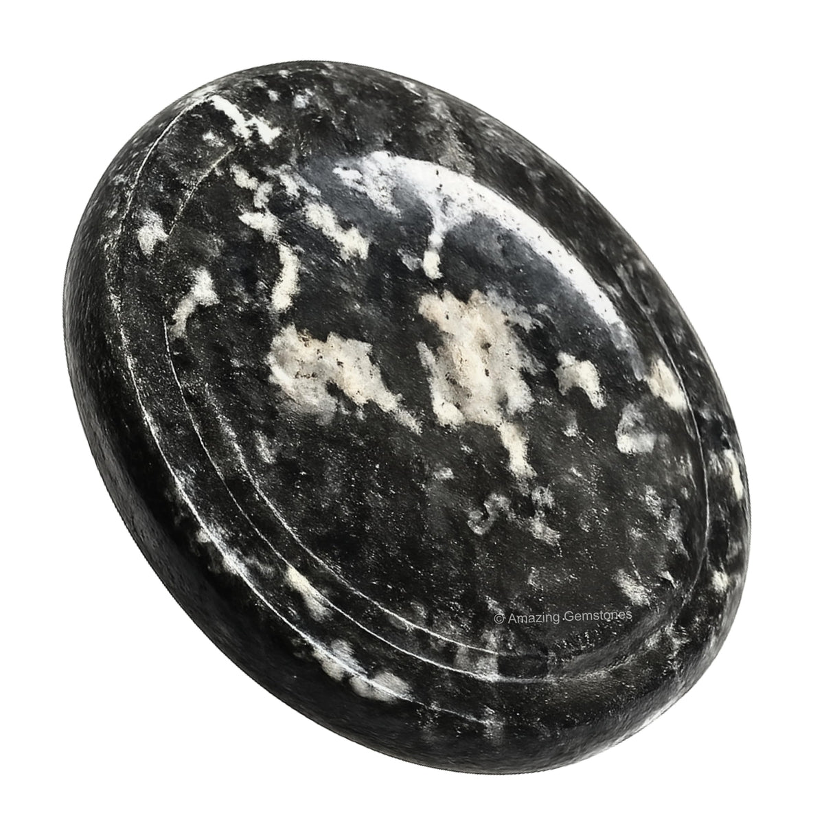 Amazing Gemstone Tourmalina Blanca frente: ideal para equilibrio energético en meditación.