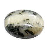 Amazing Gemstone: tourmalina verde en cuarzo para meditacion, pieza central suave.