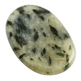 piedra amazing gemstone con turmalina verde en cuarzo para relajación