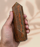 Amazing Gemstone pieza Unakita para ambiente calmado y enfoque