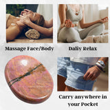 Uso diario en meditación con Rhodonita de Amazing Gemstone para enfoque suave