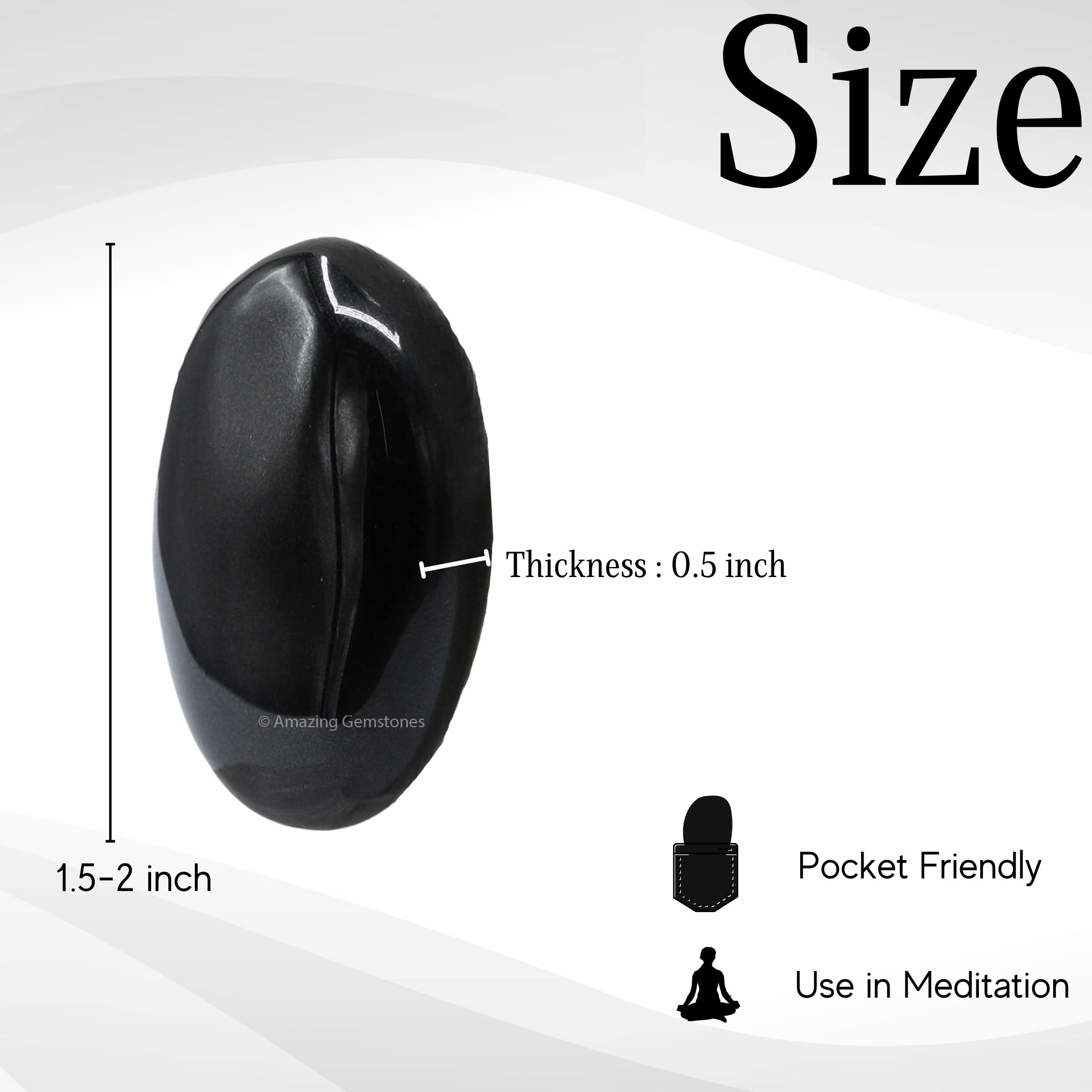 Amazing Gemstone: uso para meditación y atención plena con ágata negra.