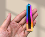 Amazing Gemstone uso meditacion cristal cuarzo aura titanio mejora la concentración y la serenidad.