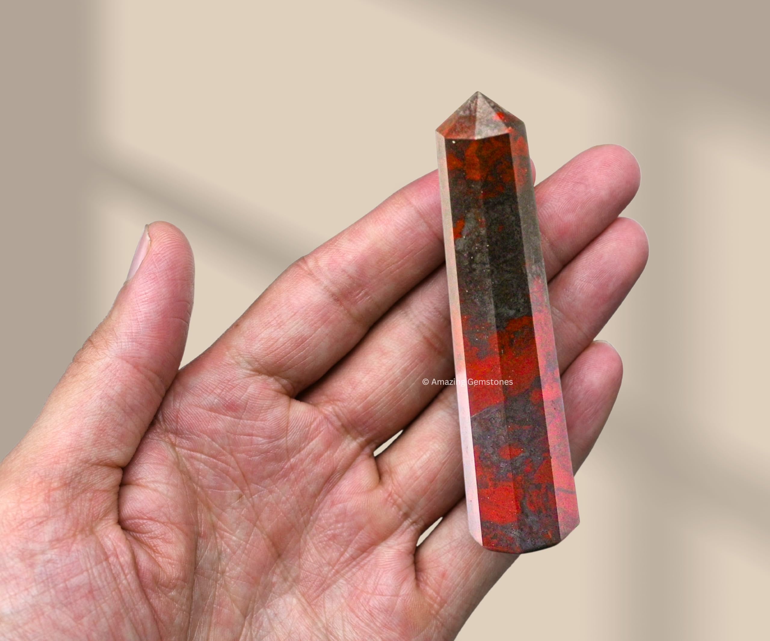 Amazing Gemstone usos comunes de puntos de cristal para meditación y protección