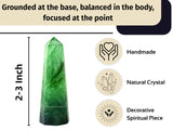 Amazing Gemstone usos purificador de aire con fluorita verde.