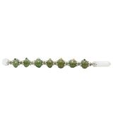 Amazing Gemstone varita cristal aventurina verde pulida para rituales y yoga