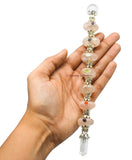 Amazing Gemstone varita cristal cuarzo rosa para terapias energéticas y bienestar diario.