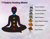Amazing Gemstone varita cristal para meditación y enfoque