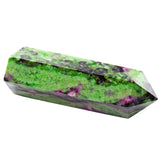 Amazing Gemstone varita cristal Ruby Zoisite para enfocar energías