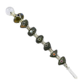 Amazing Gemstone varita Labradorita para chakras, ideal para meditación y enfoque.