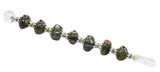 Amazing Gemstone varita labradorita para prácticas mágicas y rituales con intención.