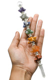 Amazing Gemstone varita cristal para brujería y rituales suaves