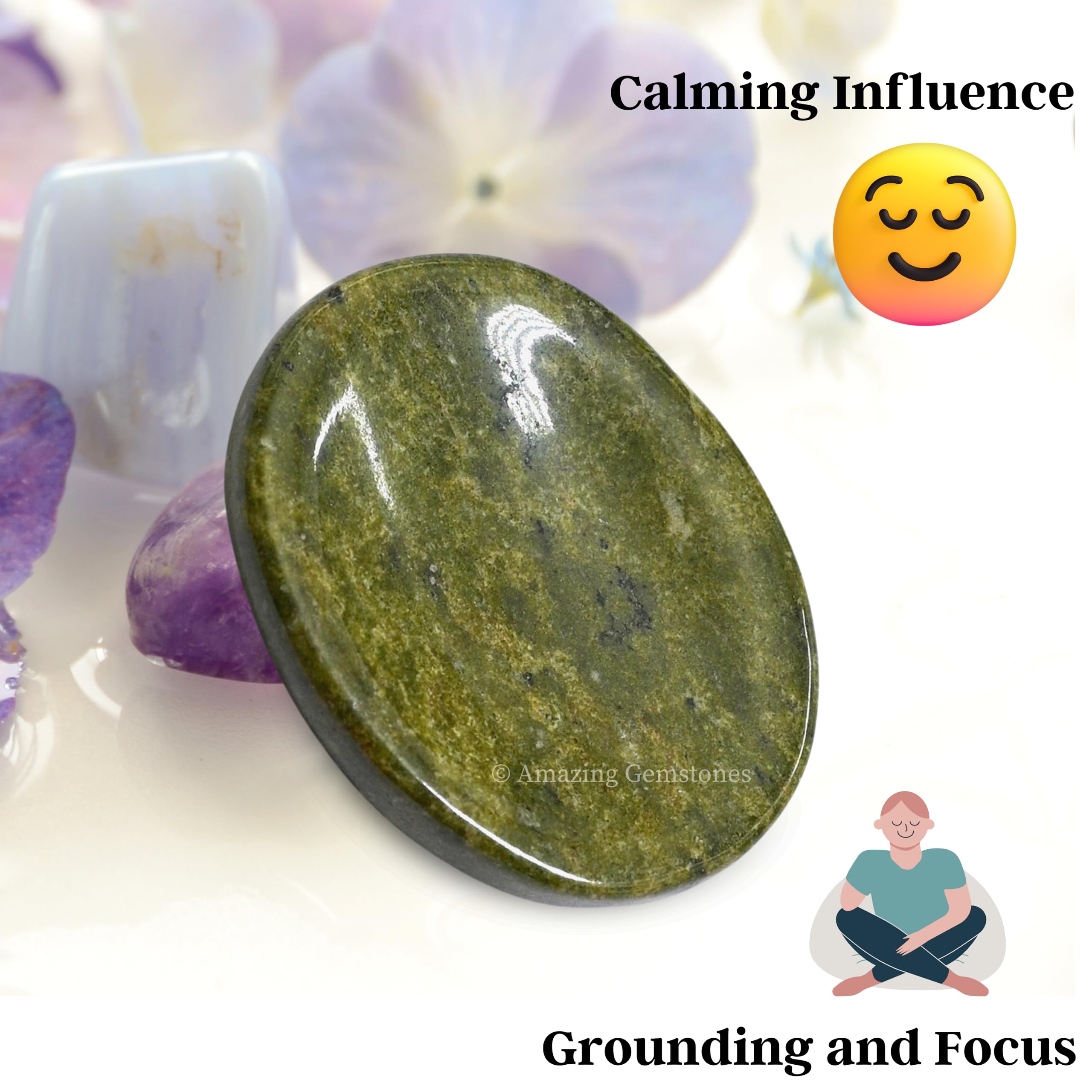 Amazing Gemstone Vesuvianita, piedra para concentración durante estudios y trabajo.