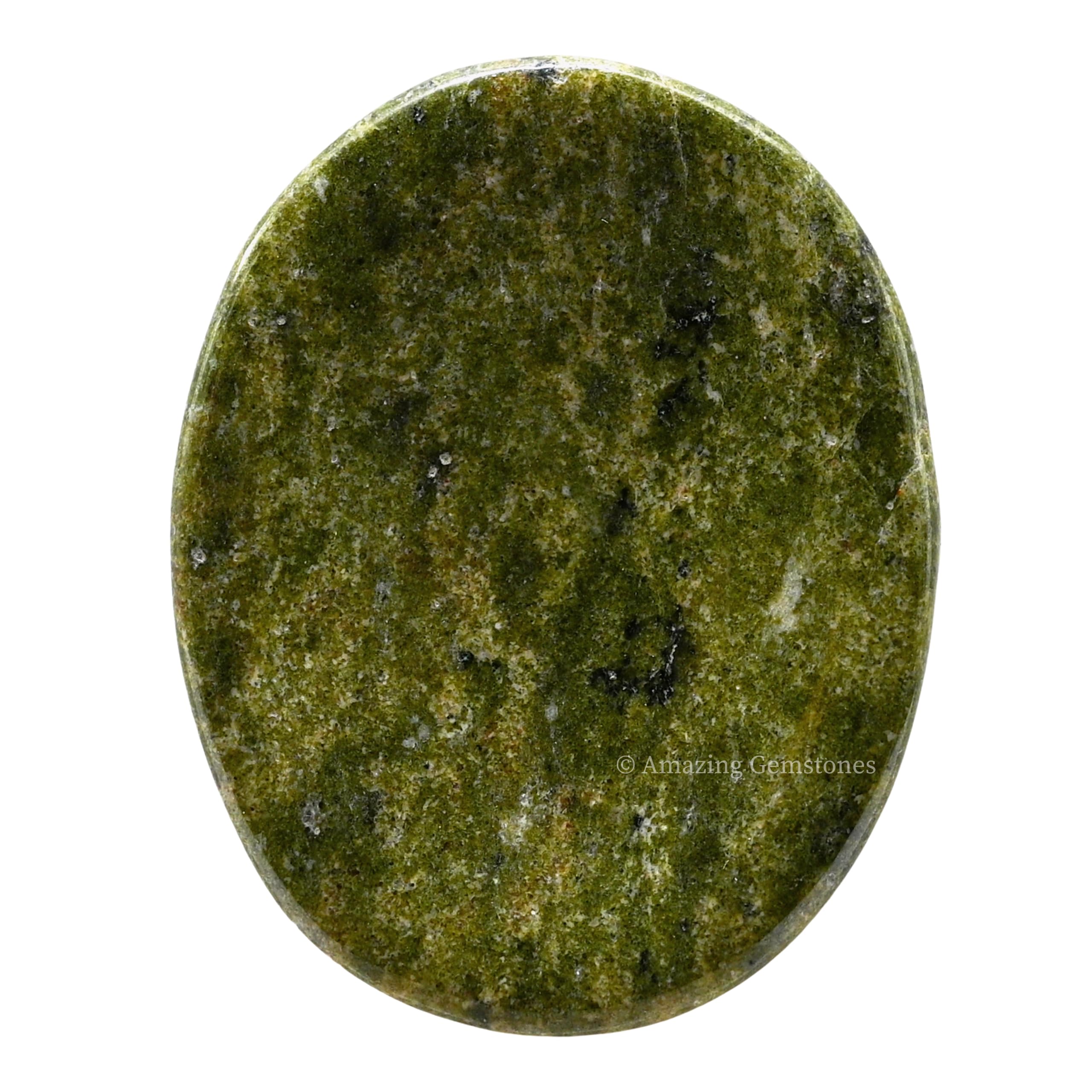 Amazing Gemstone Vesuvianita, piedra de meditación para enfocar la respiración.
