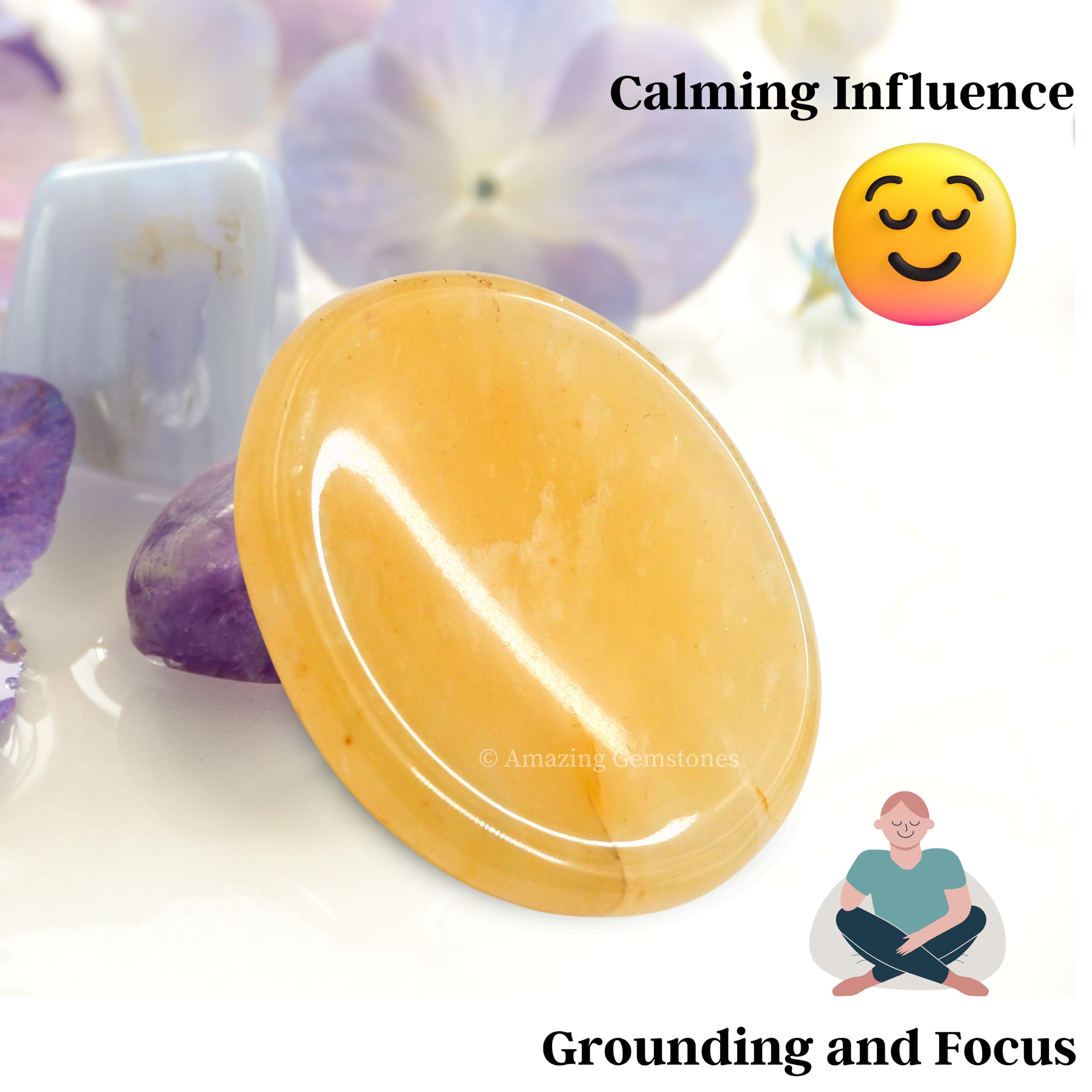 Amazing Gemstone pieza ideal para prácticas diarias de meditación
