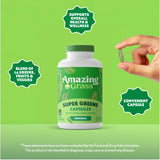 Amazing Grass enzimas digestivas en cápsulas para una digestión suave.