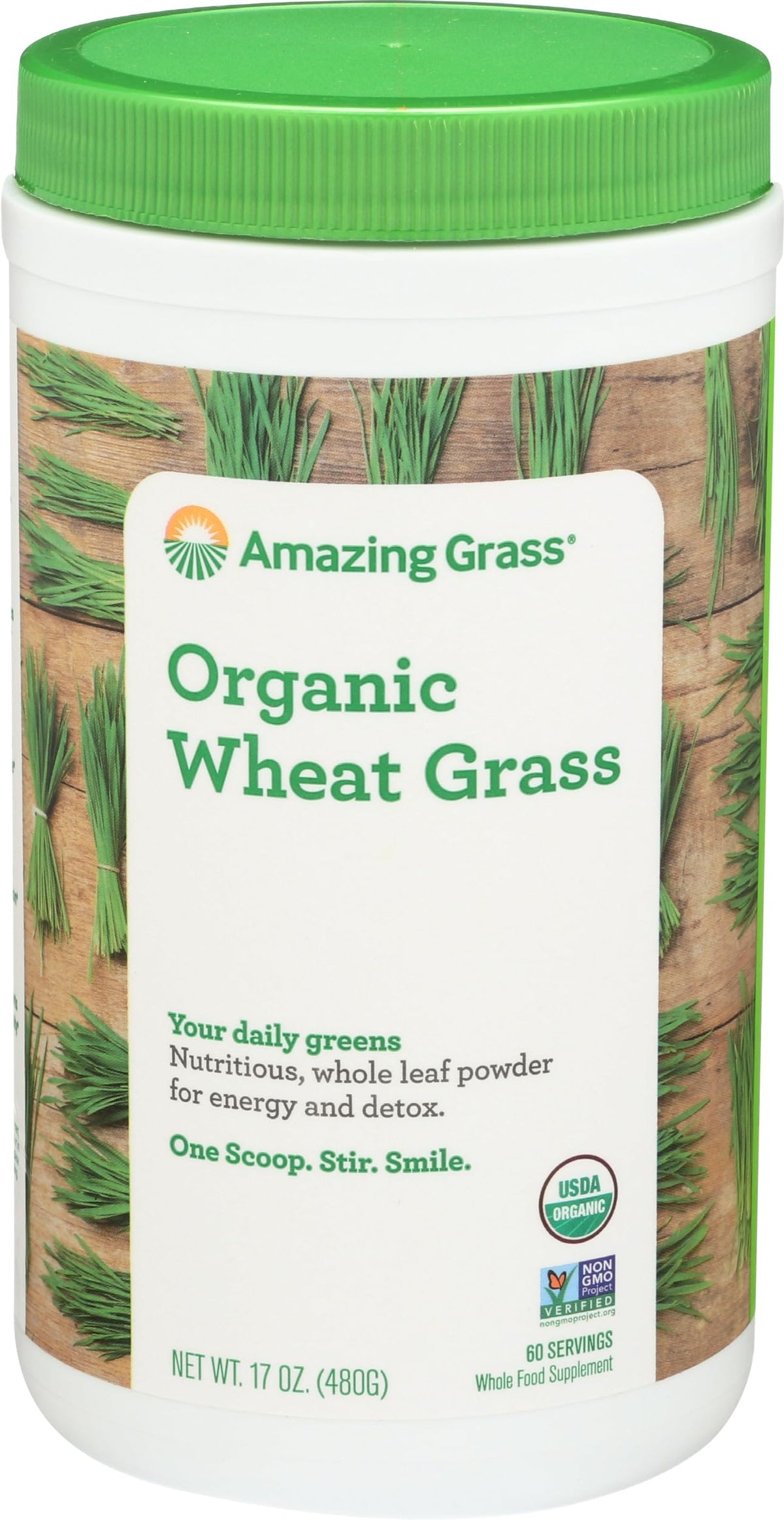 Amazing Grass Polvo Trigo Hoja Entera Organico: fuente de nutrientes para empezar el día.